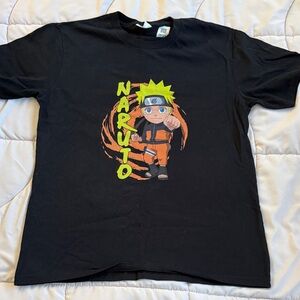 Kids Naruto Graphic Tee - Black
